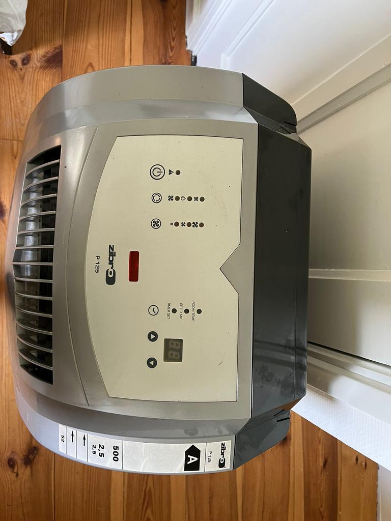 Verrijdbare airco Zibro P125, Witgoed en Apparatuur, Airco's, Gebruikt, Minder dan 60 m³, Timer, 3 snelheden of meer