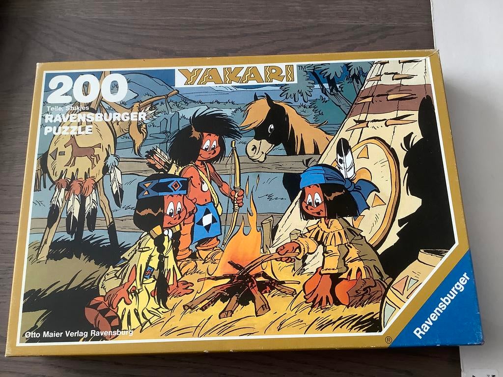 Ravensburger yakari retro vintage, Ophalen of Verzenden, Minder dan 500 stukjes, Zo goed als nieuw
