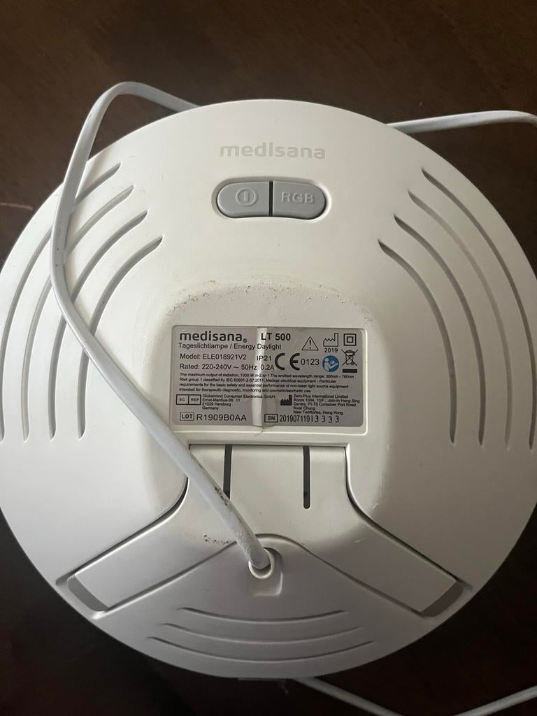 Medisana LT 500 Daglichtlamp - Energie Lichttherapie, Ophalen of Verzenden, Gebruikt, Overige typen