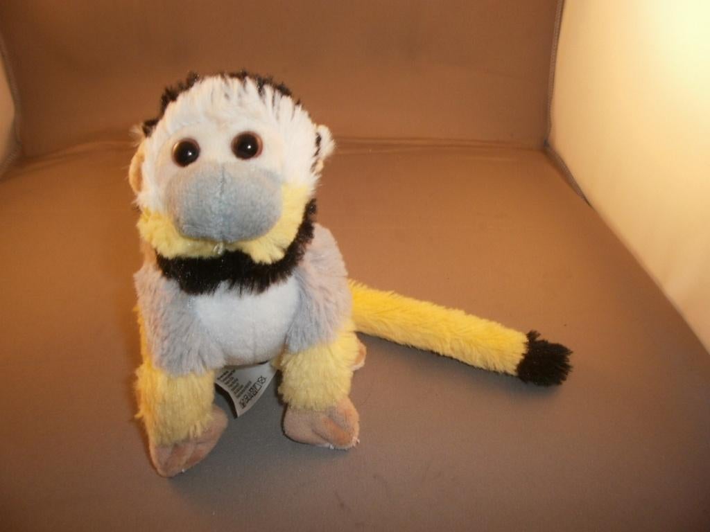 apenheul aap geel grijs zwart wit bruin huidkleurige poten, Ophalen of Verzenden, Nieuw, Overige typen