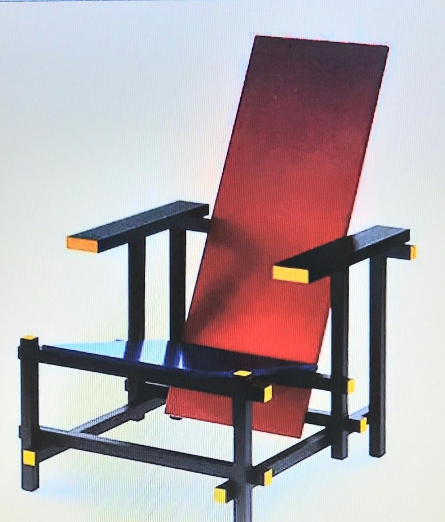 Rietveld Design stoel, Ophalen, Overige kleuren, Design, Nieuw