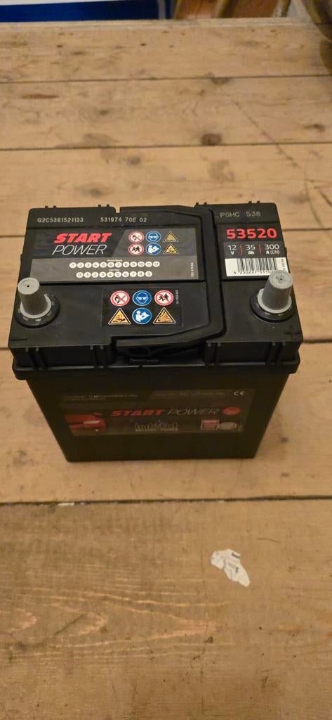 Start Power Auto Accu 12V 35Ah 300A (EN), Ophalen of Verzenden, Gebruikt, Kia