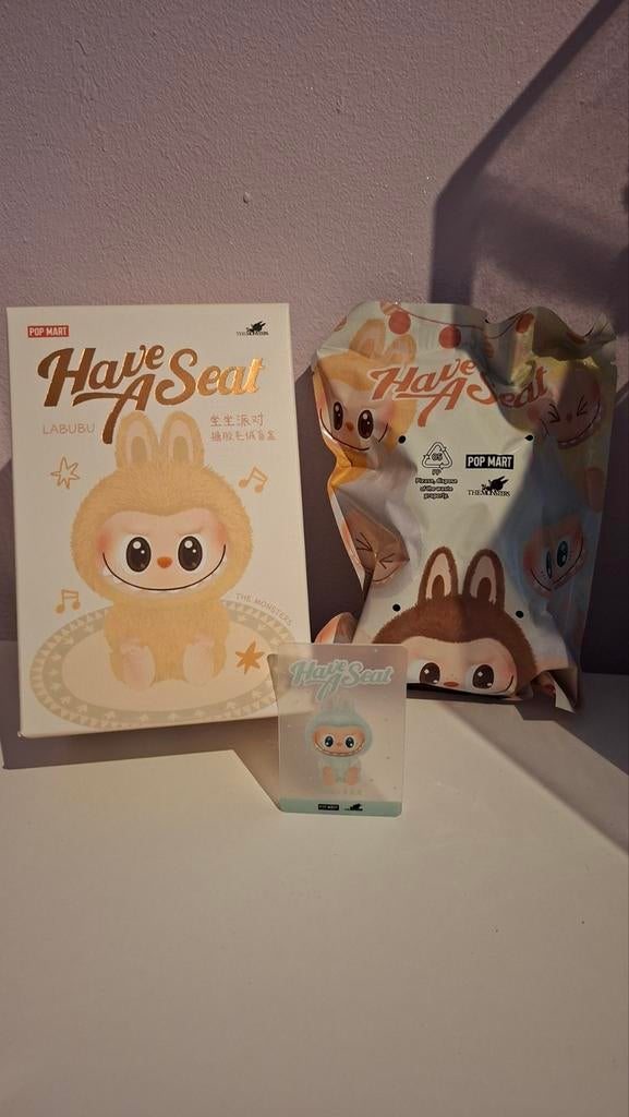 Popmart Labubu Have A Seat QuQu, Ophalen of Verzenden, Nieuw