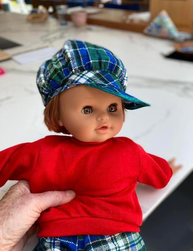 Italiaanse pop 45 cm. Fa. Effe, NIEUW, Ophalen of Verzenden, Nieuw, Pop