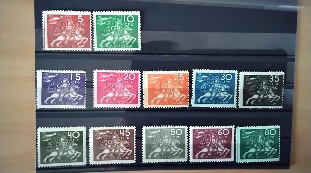 Zweden Mi.159W/170W *, Verzenden, Zweden