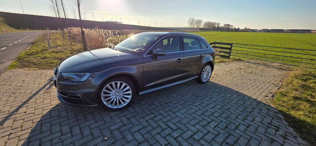 Audi A3 1.4 Tfsi 204pk E-tron Phev S Tronic 2015 Grijs, 4 cilinders, Leder en Stof, 1395 cc, 149 pk