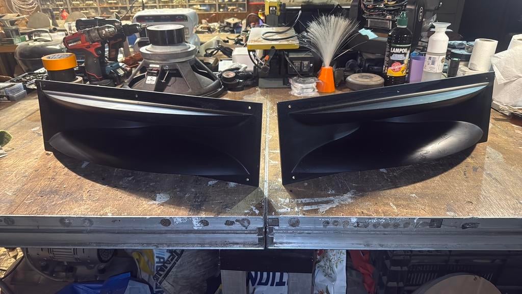 Hoorn tweeters te koop groot, Gebruikt, Overige typen, Minder dan 60 watt, Ophalen