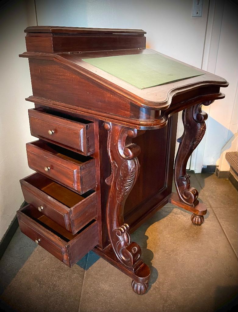 Davenport secretaire Bureau Lade kast tafel antiek brocante, Ophalen