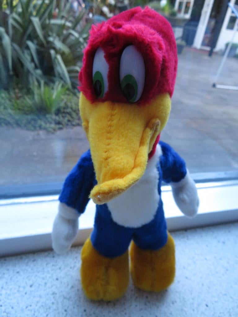 Woody Woodpecker Vintage  Port Aventura World 1999, Overige karakters, Ophalen of Verzenden, Eend, Met label