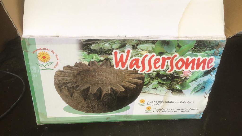 Waterzon, ornament, pomp, waterpartij, Ophalen, Nvt., Kunststof, Nvt.