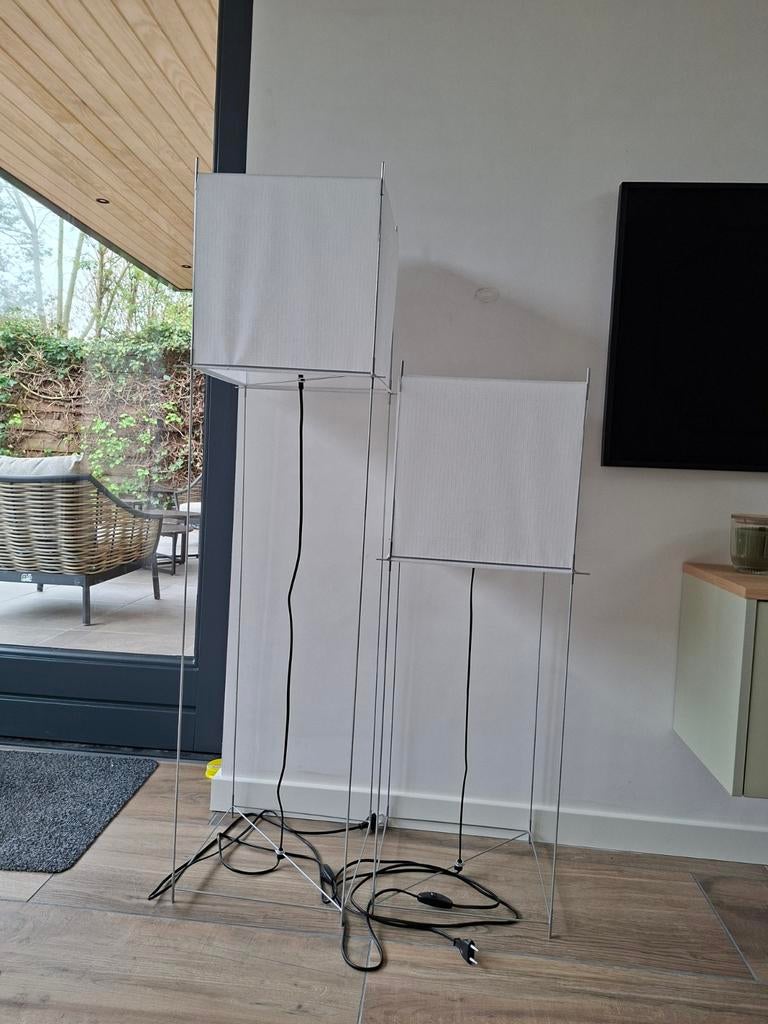 Twee Lotek lampen, designklassiekers, Huis en Inrichting, Lampen | Vloerlampen, Ophalen, Zo goed als nieuw