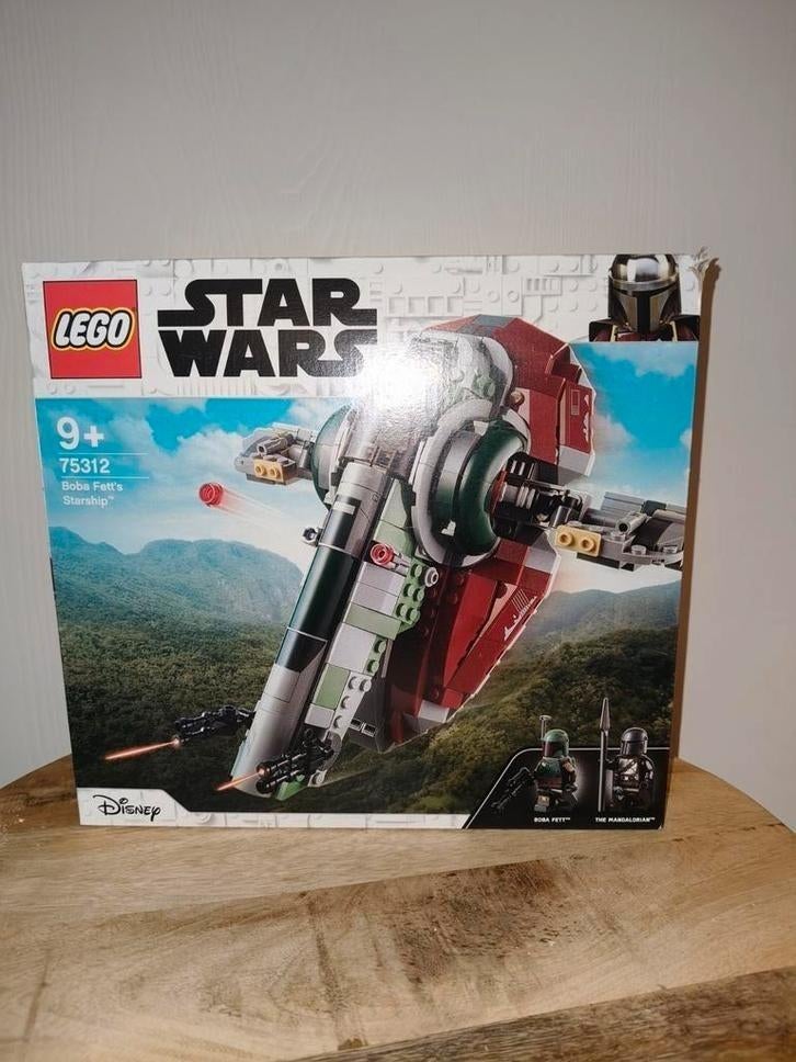 LEGO Star Wars Boba Fett's Starship 75312, Ophalen of Verzenden, Zo goed als nieuw, Complete set, Lego
