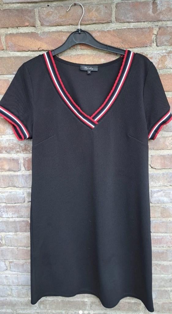 Zomerjurkje, Verzenden, Zo goed als nieuw, Zwart, Korte mouw