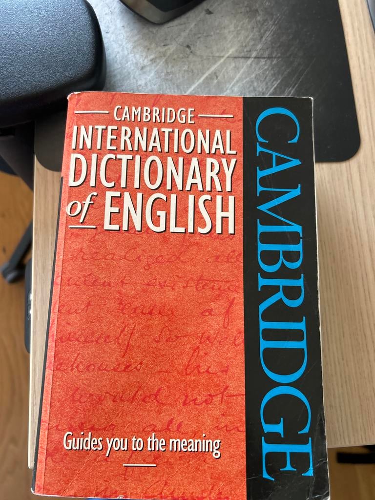 Cambridge International Dictionary of English, Ophalen, Gelezen, Overige uitgevers, Engels