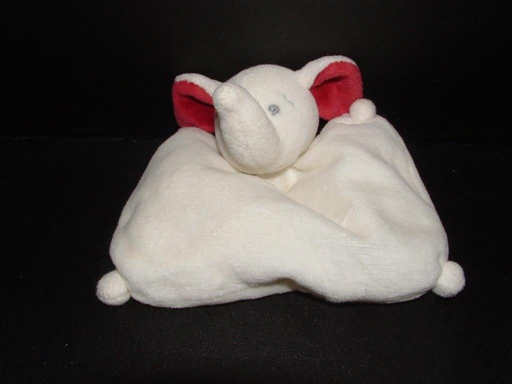 HAPPY HORSE OLIFANT KLEIN VELOURS WIT MET DONKERODE, Ophalen of Verzenden, Nieuw, Overige typen