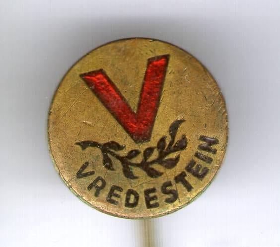 Vredestein koper banden speldje ( H_132 ), Verzamelen, Speldjes, Pins en Buttons, Verzenden, Zo goed als nieuw, Transport, Speldje of Pin