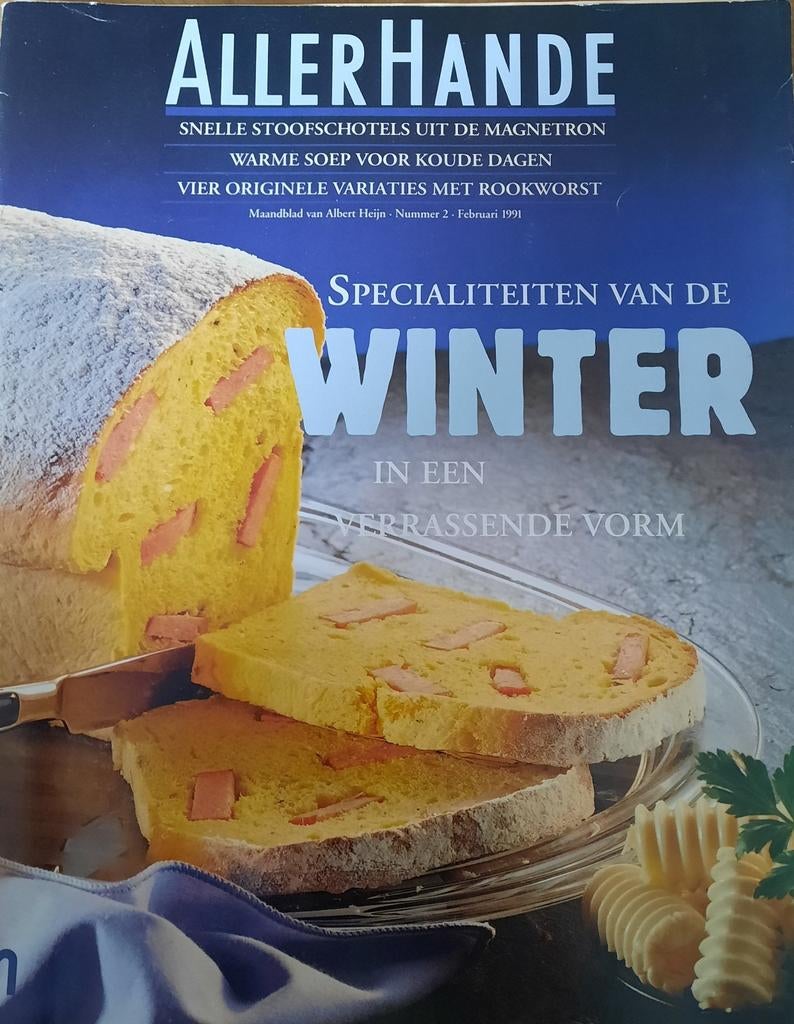 Allerhande tijdschrift februari 1991 - Winterrecepten, Boeken, Tijdschriften en Kranten, Ophalen of Verzenden