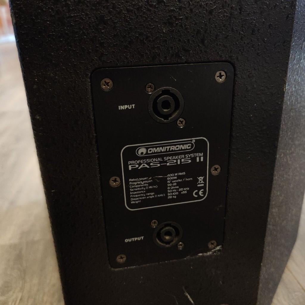 Omnitronic PAS-215 II Speaker || Nu voor €99,99!, Overige typen, Nieuw, X, Minder dan 60 watt