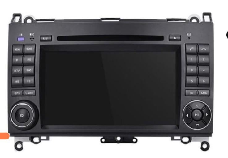 Android 10 Navigatie Mercedes/VW - A/B/Vito/Crafter, Ophalen of Verzenden, Nieuw