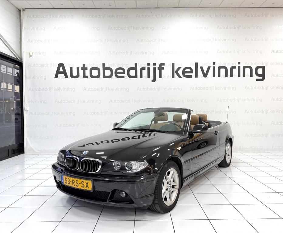 BMW 3 Serie Cabrio 320Ci Executive Bovag Garantie Automaat, Gebruikt, Cabriolet, 4 stoelen, Zwart