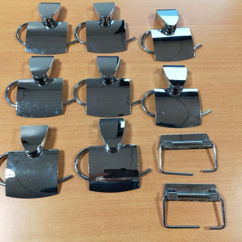 Toilet rolhouders RVS merk Keuco - wc rolhouder  afgeprijsd!, Ophalen, Gebruikt, Overige kleuren, Overige typen