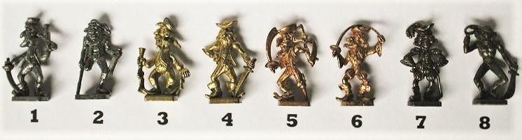 26- Ferrero Kinder Surprise metal gekke Piraten COMPLEET, Verzamelen, Verrassingseieren, Ophalen of Verzenden, Zo goed als nieuw