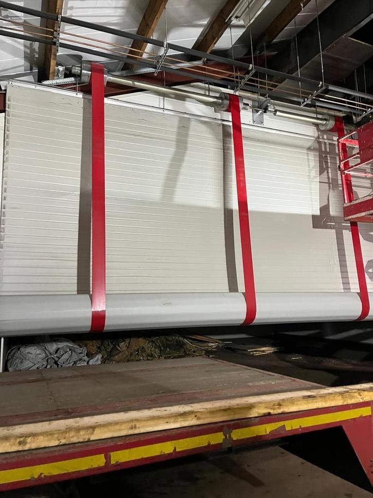 Oprolbare deur, scheidingswand rolgordijn, Ophalen, Kunststof, Overige typen, Zo goed als nieuw