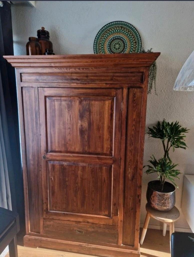 Stoere houten jagerskast 🤎 (zie omschrijving!), Ophalen of Verzenden