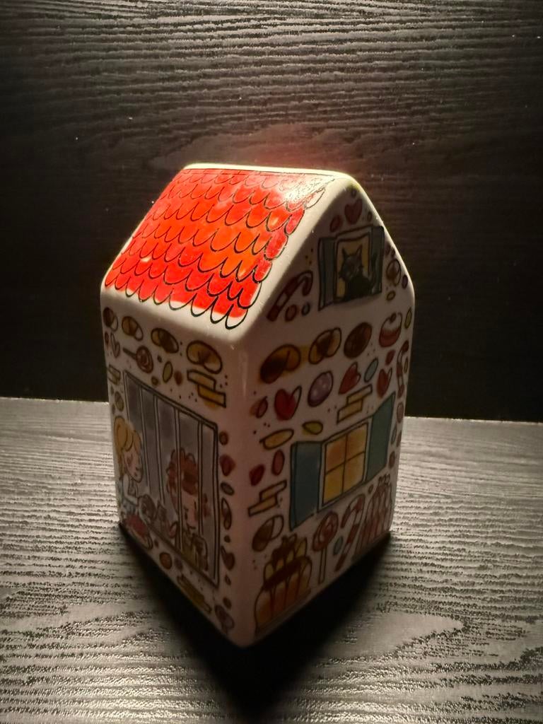 Blond Amsterdam spaarpot uit de efteling, Ophalen, Zo goed als nieuw, Steen, Aardewerk of Keramiek, Dier