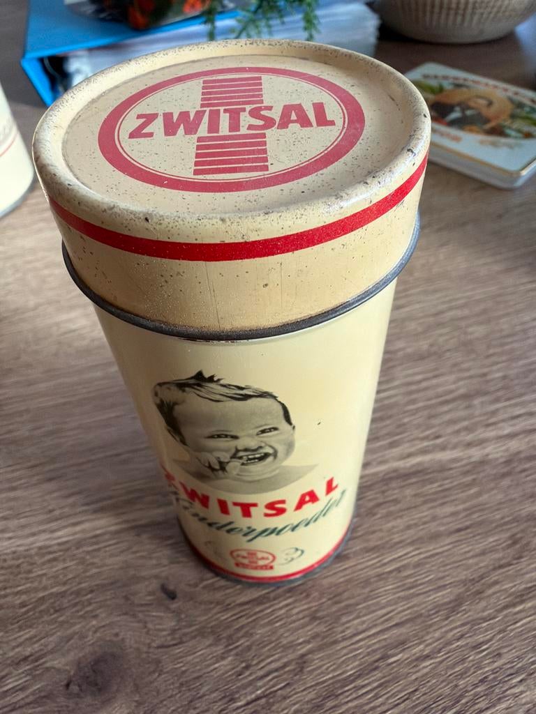 Vintage Zwitsal Kinderpoeder Bus, Verzamelen, Merken en Reclamevoorwerpen, Ophalen of Verzenden, Gebruikt, Gebruiksvoorwerp