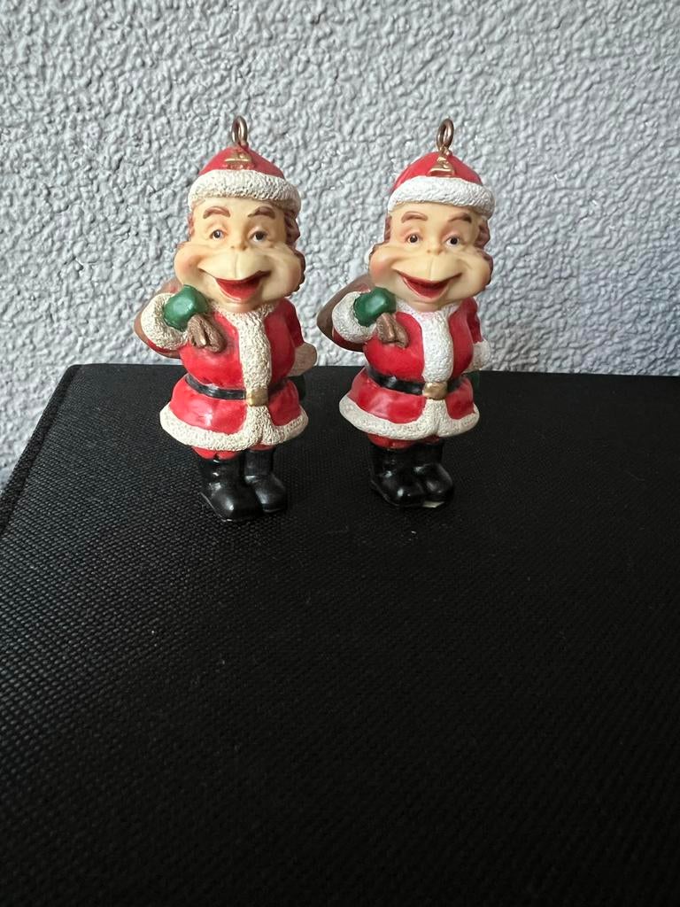 5 Efteling Laaf kersthangers 1998. Vintage, Ophalen of Verzenden, Zo goed als nieuw