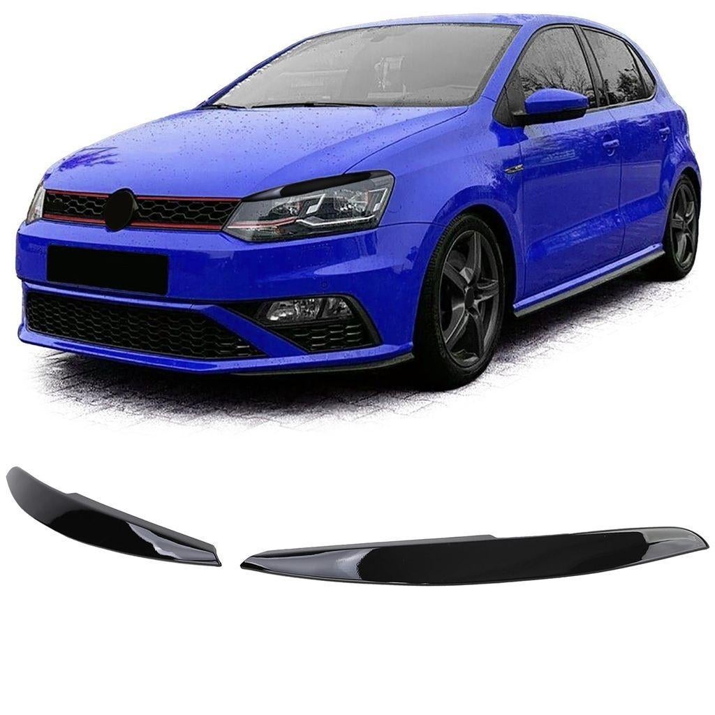 Booskijkers Koplamp Spoiler Voor Volkswagen Polo 6R 6C 2009, Auto diversen, Tuning en Styling, Ophalen of Verzenden
