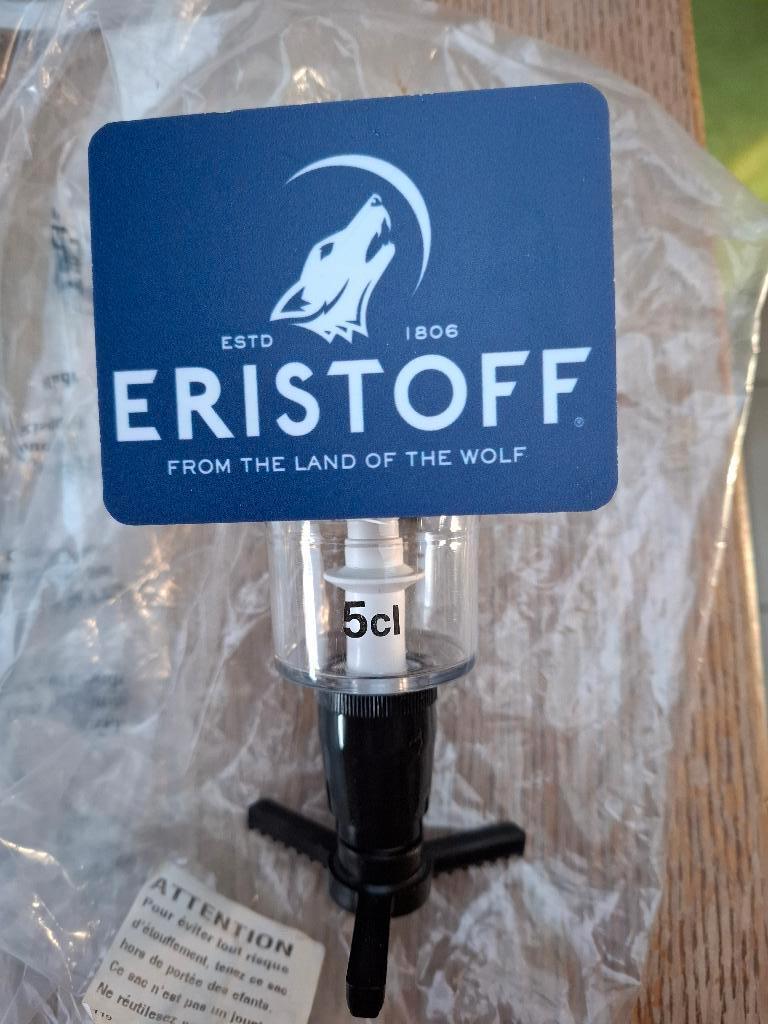 Eristoff vodka flessenhouder / dispenser met doseur nr 3, Ophalen of Verzenden, Nieuw, Gebruiksvoorwerp