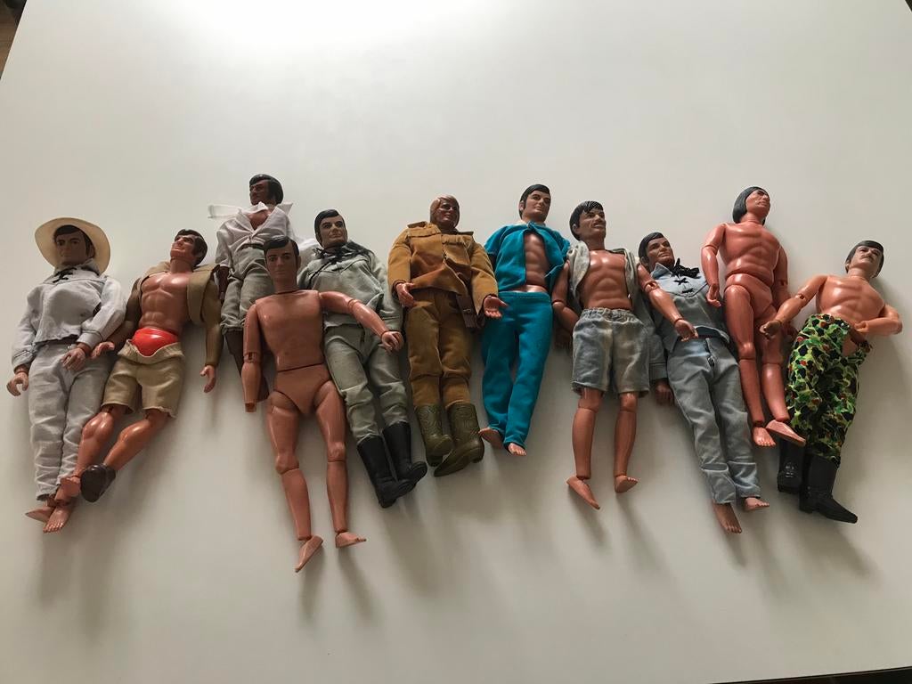 Vintage lone ranger actie poppen, Ophalen of Verzenden, Gebruikt, Pop