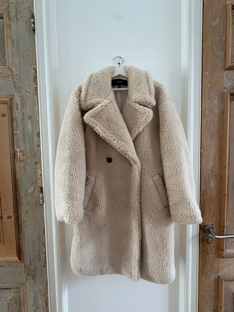Vero Moda Teddy jas maat M, Ophalen of Verzenden, Gedragen, Maat 38/40 (M), Beige