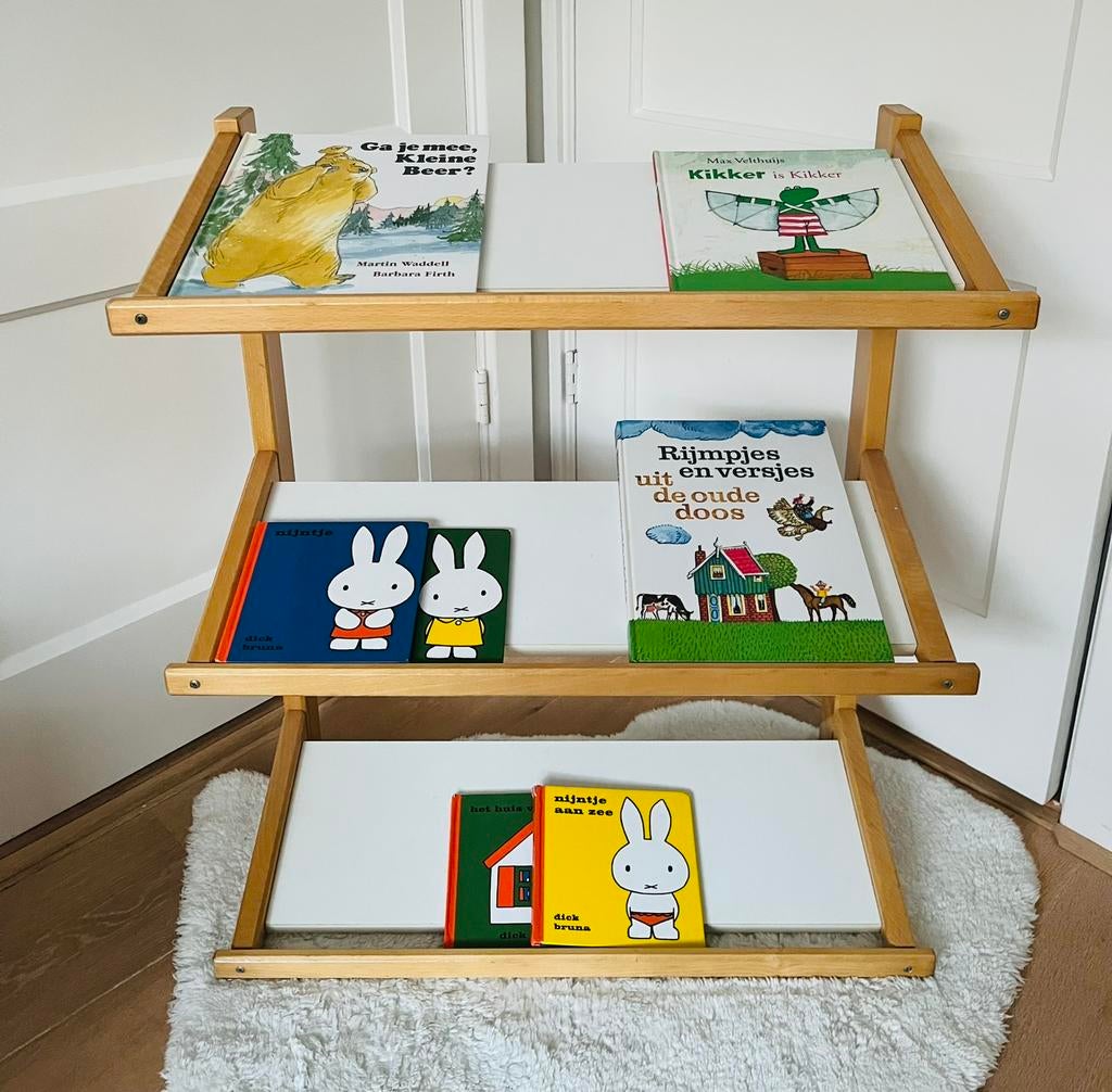 Vintage Schilte boekenrek Montessori boekenkast, Ophalen, Zo goed als nieuw, Overige typen