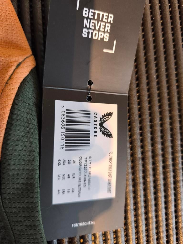 FC Utrecht Shirt Castore 4XL Nieuw, Ophalen of Verzenden, Nieuw, Groen