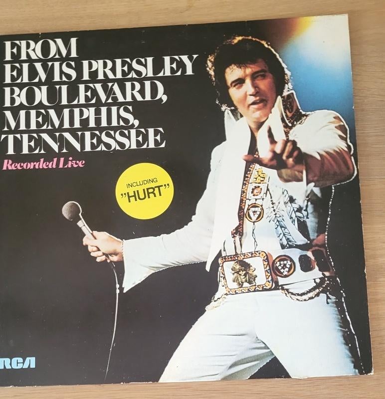 From Elvis Presley Boulevard Memphis Tennessee 1976 vinyl LP, Ophalen of Verzenden, Zo goed als nieuw, 12 inch