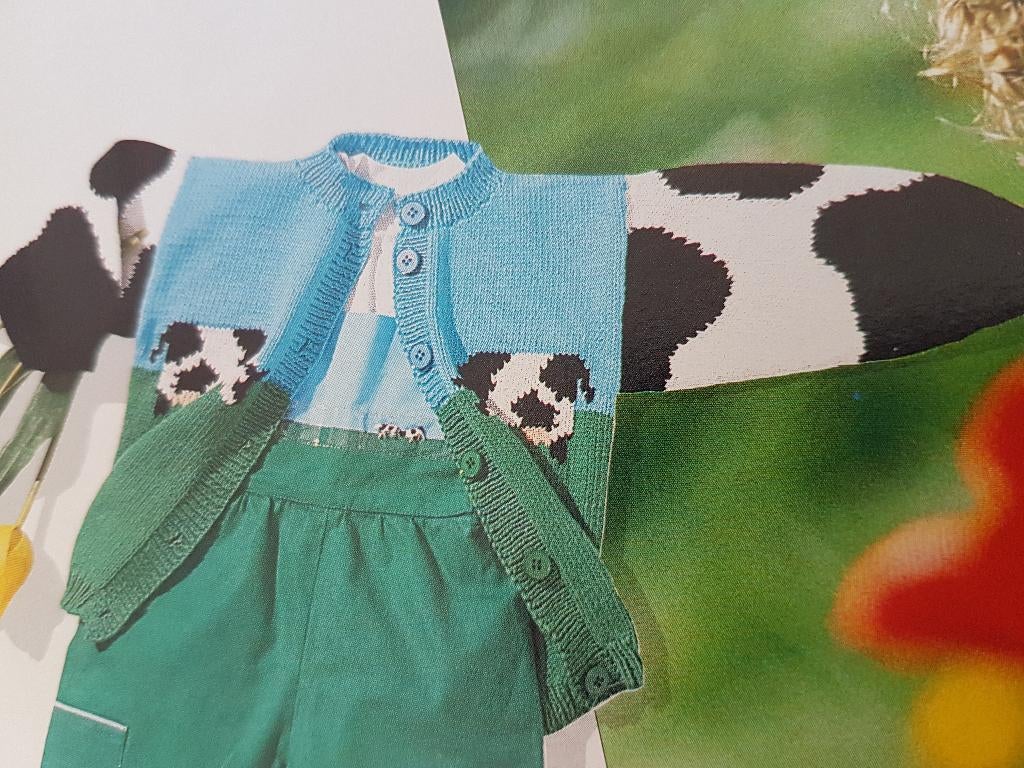 Koeienvest breipatroon, Ophalen of Verzenden, Zo goed als nieuw, Breien, Patroon of Boek