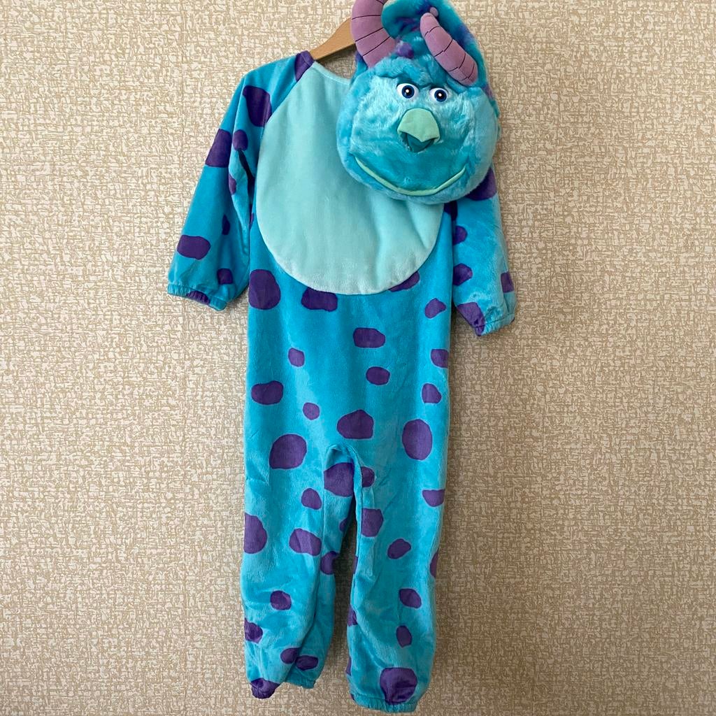 Disney Monster en Co Sully verkleedpak kostuum 3-4 jaar, Ophalen of Verzenden, Zo goed als nieuw, Jongen of Meisje