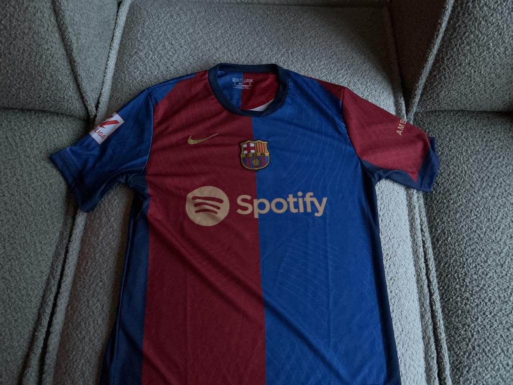 Barcelona shirt - Gedragen, nog in goede staat, Ophalen of Verzenden, Gedragen, Rood