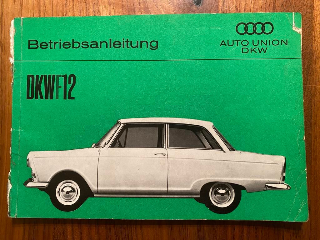 DKW F12 Betriebsanleitung - Origineel!, Ophalen of Verzenden