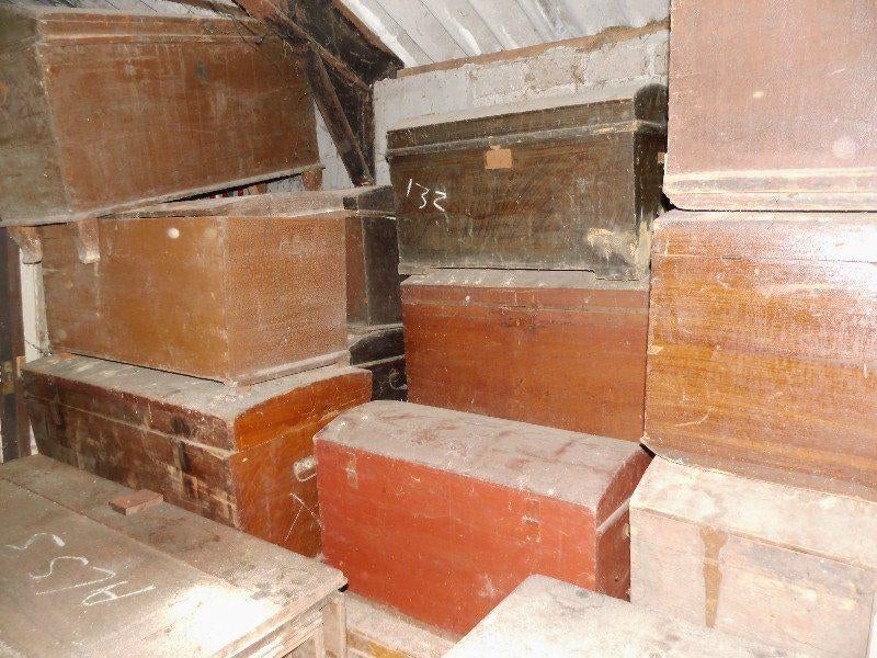 antieke kisten 3 stuks samen 100 euro      per stuk 45 euro, Antiek en Kunst, Ophalen of Verzenden