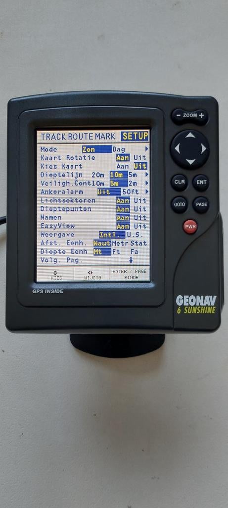 Geonav sunshine 6 kaartplotter, Ophalen of Verzenden, Zo goed als nieuw, Kaartplotter of Fish Finder
