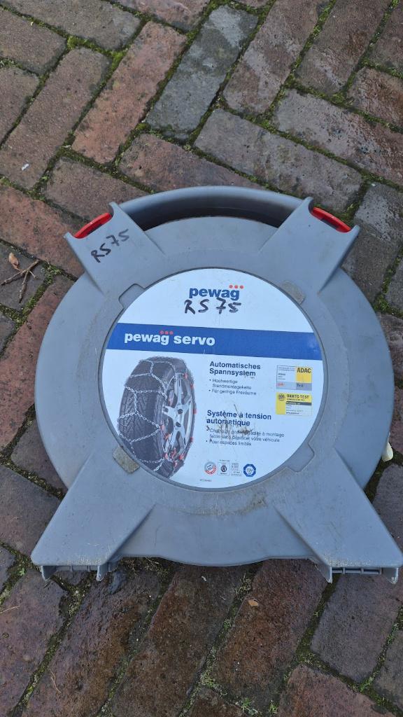 Pewag Servo Sneeuwkettingen RS75. Zelfspannend, Ophalen, Zo goed als nieuw