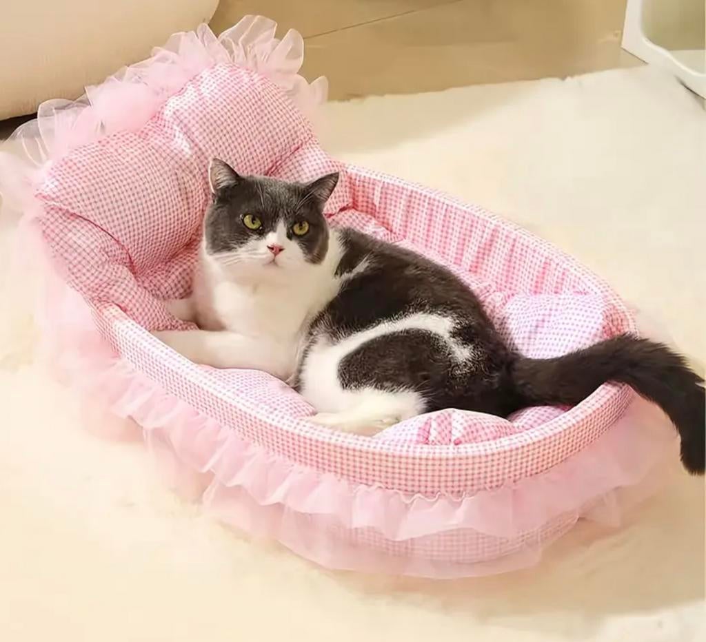 Schattige Roze Nieuwe Kattenmand, Dieren en Toebehoren, Kattenmanden, Nieuw, Ophalen of Verzenden