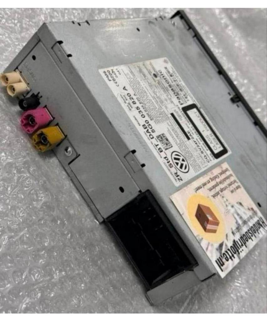 VW GOLF 7 - GTI MK7 Radio cd unit 5G0035820A dab+ bluetooth, Ophalen of Verzenden, Zo goed als nieuw, H, H