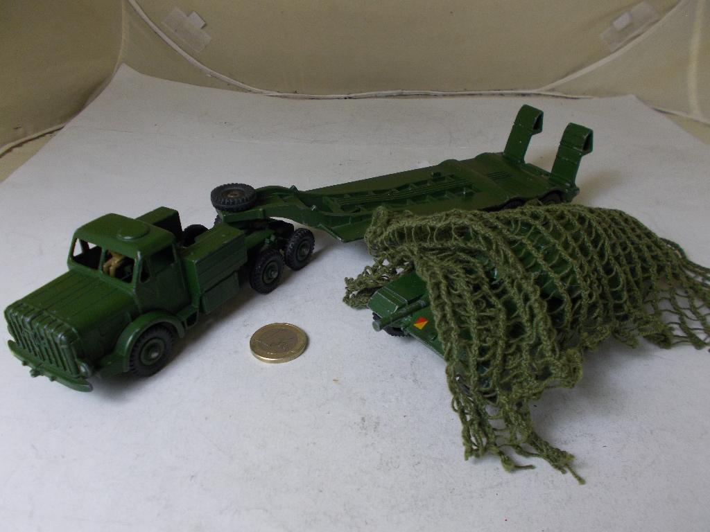 1957 Dinky Supertoys 660 MIGHTY ANTAR + CENTURION TANK (-D), Ophalen of Verzenden, Zo goed als nieuw, Bus of Vrachtwagen, Dinky Toys