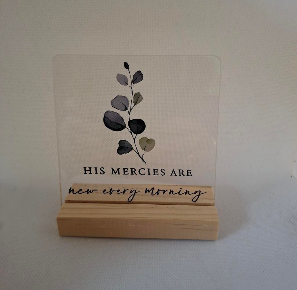 Plexiglas met christelijke tekst, Huis en Inrichting, Ophalen of Verzenden