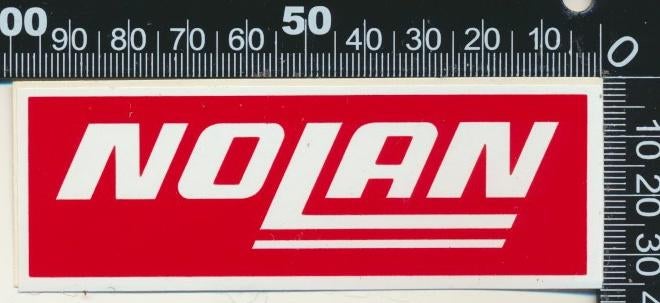 Sticker: Nolan (2), Verzenden, Zo goed als nieuw, Auto of Motor